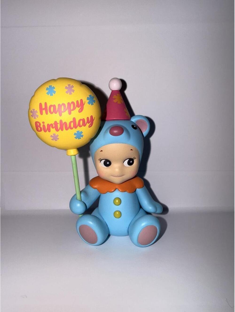 Sonny Angel Blue Happy Birthday Bear💙